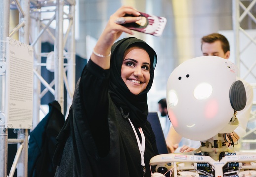 Roboy at ITU Telecom World 2014 in Doha