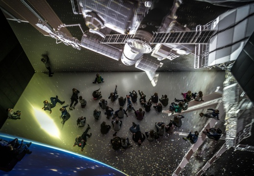 The International Space Station in Deep Space 8K