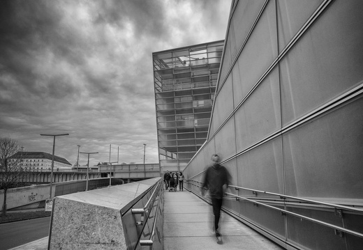 Clouds over the Ars Electronica Center