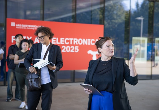 Impression Press briefing at Lentos Kunstmuseum Linz, September 1, 2025