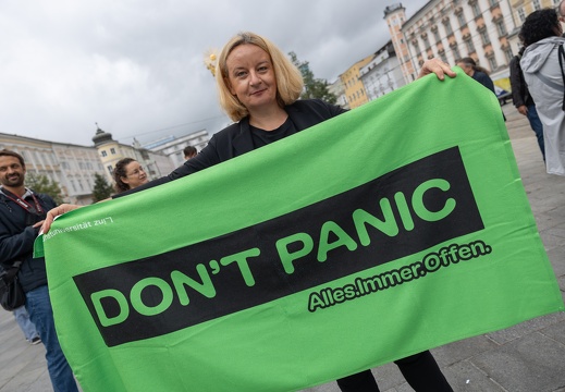 Impressions from the Pre-Opening Walk at University of Arts Linz