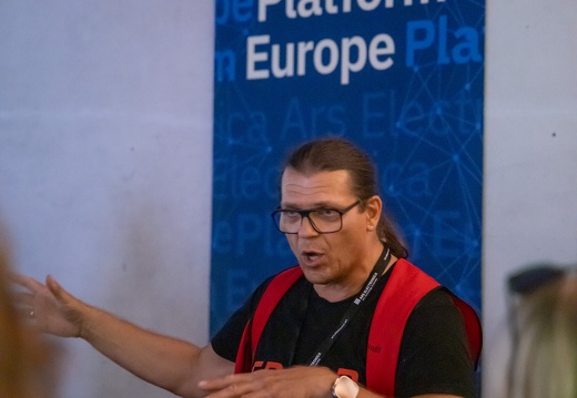 Impression of The EuroStack Project / Francesca Bria (IT/DE), Dirma Janse (NL)