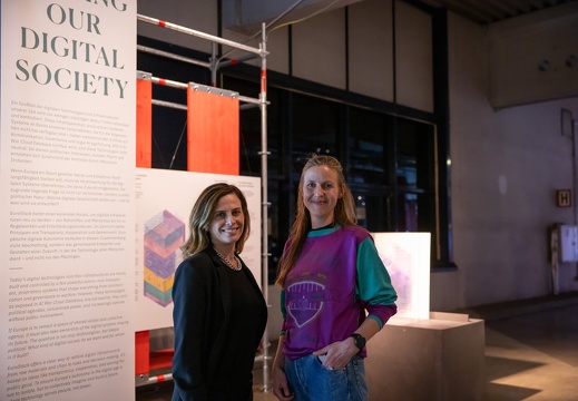 Impression of The EuroStack Project / Francesca Bria (IT/DE), Dirma Janse (NL)