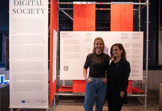 Impression of The EuroStack Project / Francesca Bria (IT/DE), Dirma Janse (NL)