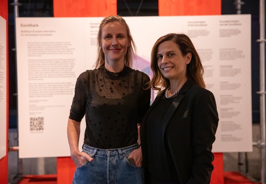 Impression of The EuroStack Project / Francesca Bria (IT/DE), Dirma Janse (NL)