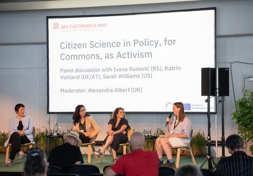 Citizen Science in Policy, for Commons, as Activism / Alexandra Albert (GB), Ivana Radović (RS), Katrin Vohland (DE/AT), Sarah Williams (US)