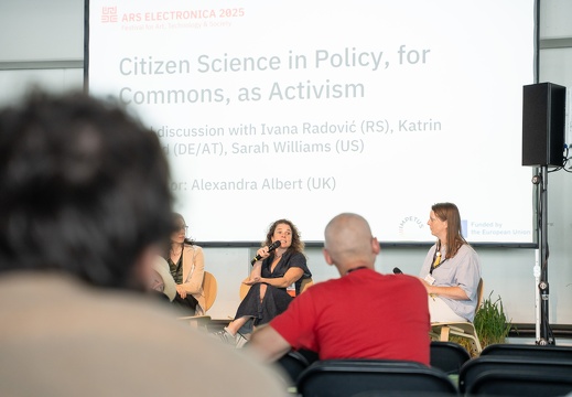 Citizen Science in Policy, for Commons, as Activism / Alexandra Albert (GB), Ivana Radović (RS), Katrin Vohland (DE/AT), Sarah Williams (US)