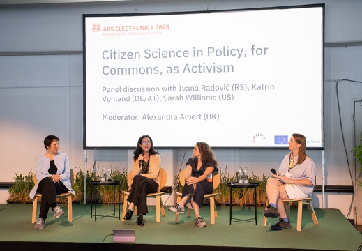 Citizen Science in Policy, for Commons, as Activism / Alexandra Albert (GB), Ivana Radović (RS), Katrin Vohland (DE/AT), Sarah Williams (US)