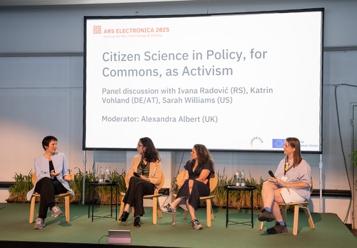 Citizen Science in Policy, for Commons, as Activism / Alexandra Albert (GB), Ivana Radović (RS), Katrin Vohland (DE/AT), Sarah Williams (US)