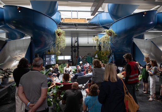 Town Hall Meeting: How to partner with the Ars Electronica Festival? / Veronika Liebl (AT), Christl Baur (DE/AT)