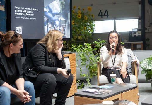 Town Hall Meeting: How to partner with the Ars Electronica Festival? / Veronika Liebl (AT), Christl Baur (DE/AT)