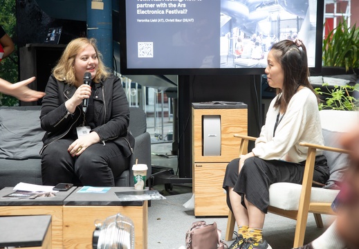 Town Hall Meeting: How to partner with the Ars Electronica Festival? / Veronika Liebl (AT), Christl Baur (DE/AT)
