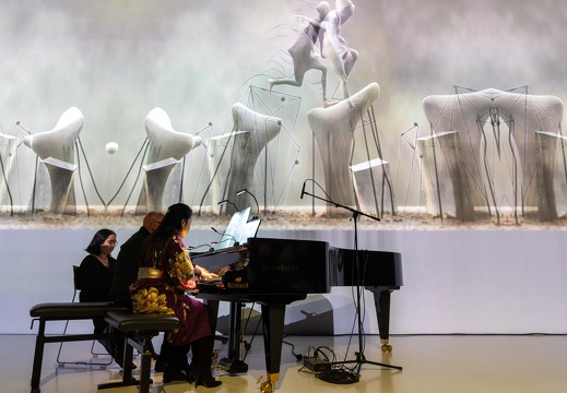 Deep Space Concert: Pianographique – 3 x 90 / Maki Namekawa (AT/JP), Dennis Russell Davies (AT/US), Isabel Davies (AT)