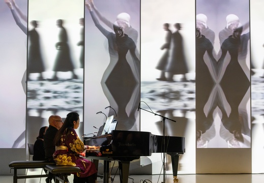 Deep Space Concert: Pianographique – 3 x 90 / Maki Namekawa (AT/JP), Dennis Russell Davies (AT/US), Isabel Davies (AT)