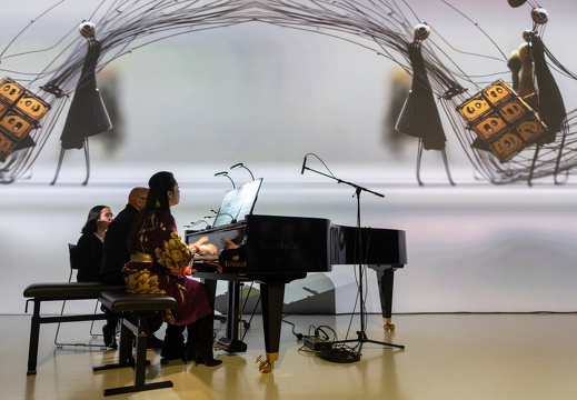 Deep Space Concert: Pianographique – 3 x 90 / Maki Namekawa (AT/JP), Dennis Russell Davies (AT/US), Isabel Davies (AT)