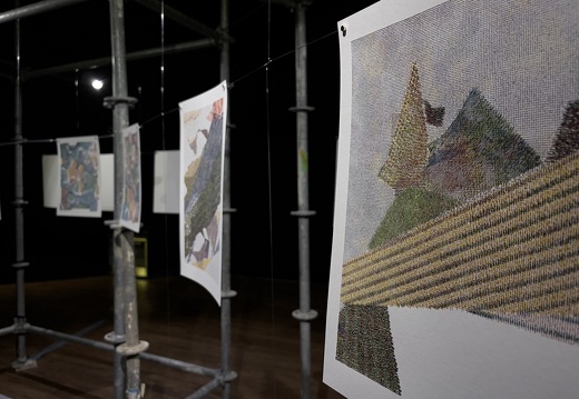 Data (&) Fragility - An exhibition about Art, Technology and Society by Ars Electronica X Zorlu PSM X Piksel – Plotter drawings from the series “clp” & “wrp” by Emre Meydan (DE/TR)