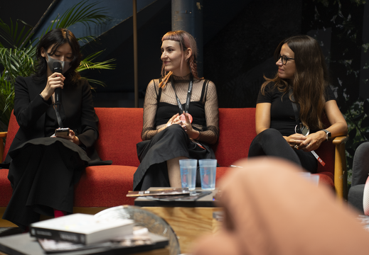 Future Humanity: Open Research Talk II / Airí Dordas Perpinyà (ES), Jiabao Li (CN), Misako Kawata (JP), Takashi Nishimura (JP), Kyoko Kunoh (JP)